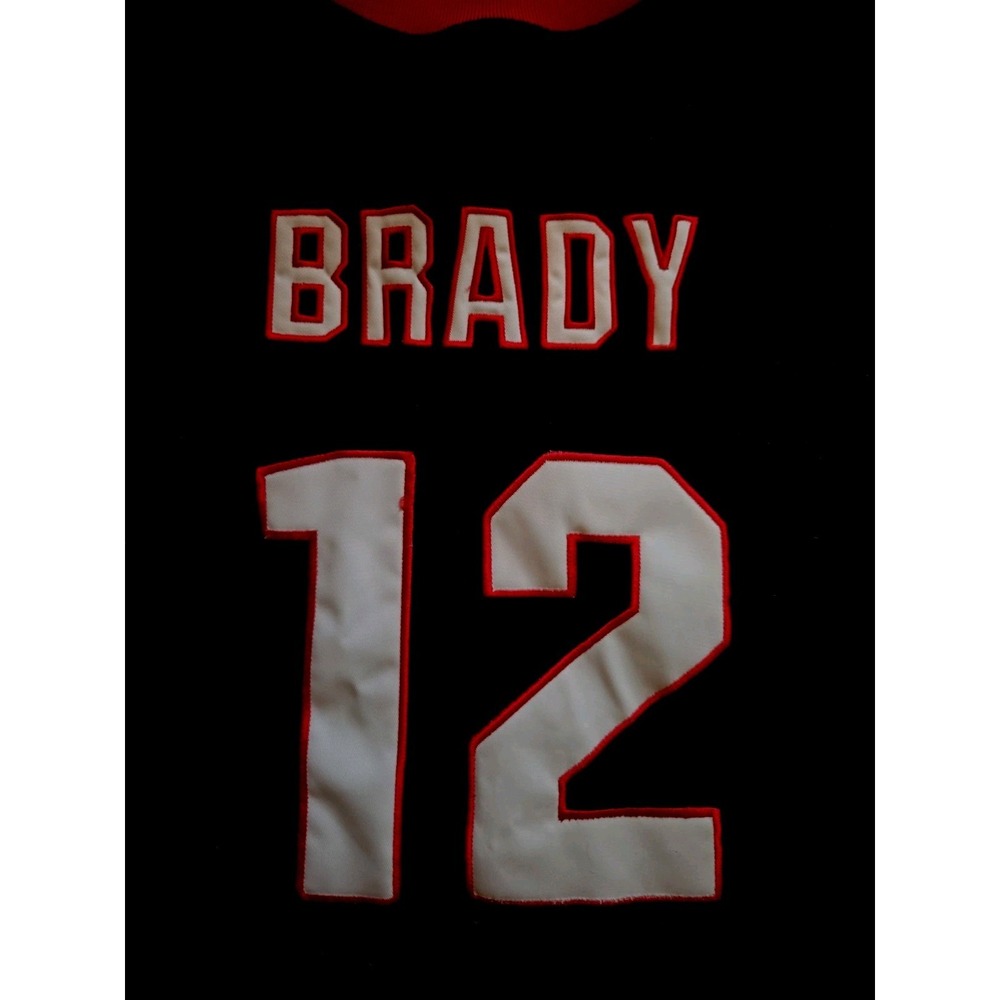 VINTAGE NFL NEW ENGLAND PATRIOTS TOM BRADY JERSEY FLEECE SWEATSHIRT SIZE XL - Picture 6 of 6